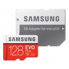 Samsung 128GB microSDXC C10 UHS-I U3 Evo Plus + SD